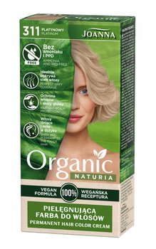 NATURIA ORGANIC Vegan Farba Platynowy 311