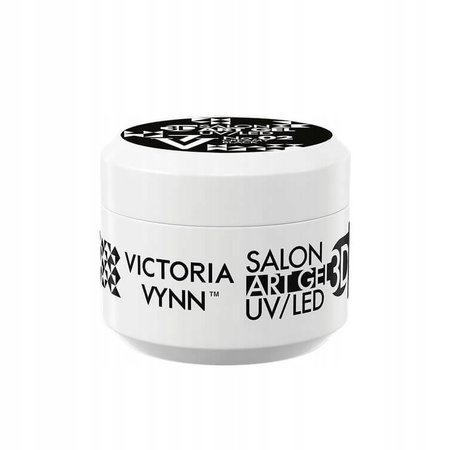 Victoria Vynn Żel do zdobień Art Gel 3D 02 Black No Wipe 5ml