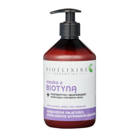 Bioelixire biotyna maska wzmacniająca z postbiotykami 500 ml