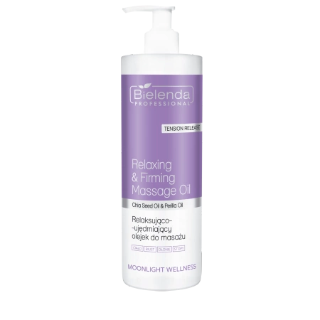BIELENDA MOONLIGHT WELLNESS Relaksująco-ujędrniający olejek do masażu, 500ml