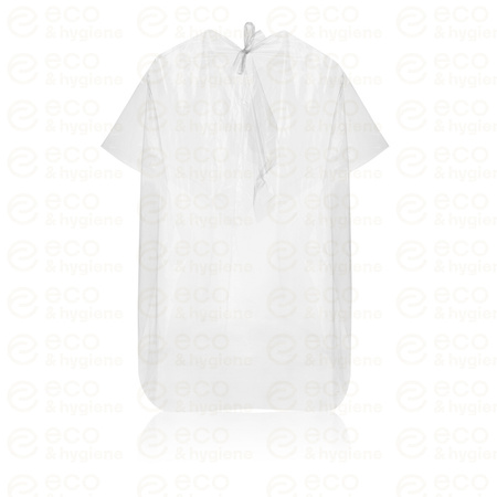 Pelerynki fryzjerskie jednorazowe foliowe BEZBARWNE  rolka - 50 szt.