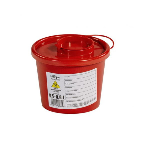 Pojemnik na odpady medyczne 500ml - 800ml