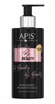 Apis Be Beauty Nawilżający perfumowany balsam do ciała ze złotymi drobinkami 300 ml