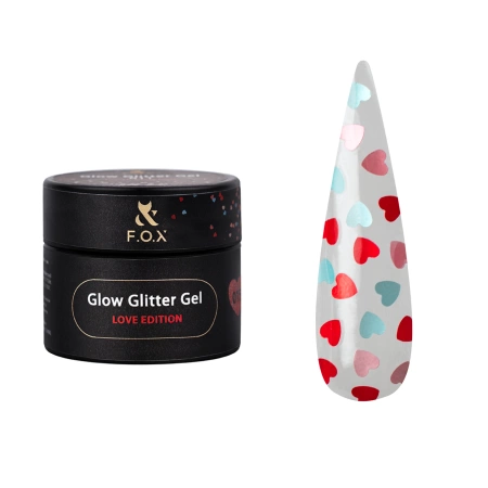 F.O.X Glow Glitter Gel Love Edition 015 5 ml