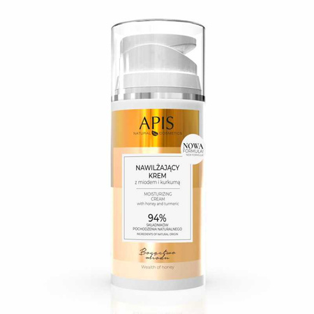 Apis Nawilżający krem z miodem i kurkumą 100ml