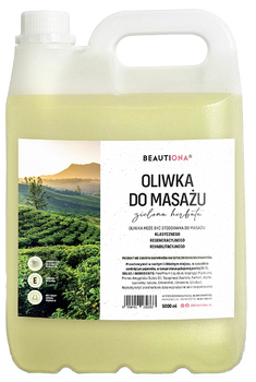 BEAUTIONA Oliwka do masażu Green Tea 5L