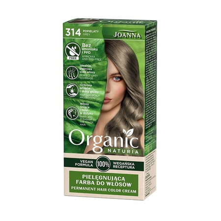 NATURIA ORGANIC Vegan Farba Popielaty 314