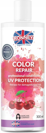 Ronney Odżywka Do Włosów Color Repair Ochrona Przed UV Wiśnia 300ml