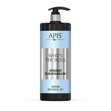 APIS Who\'s the boss Energizujący żel do mycia ciała 3w1 1l