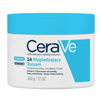 CeraVe Wygładzający balsam do skóry szorstkiej, z grudkami, suchej, 340 g