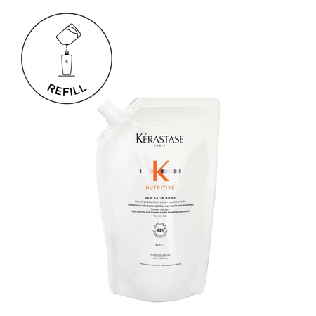 Kerastase Bain Satin Riche Refill - wzbogacona kąpiel odżywcza 500ml