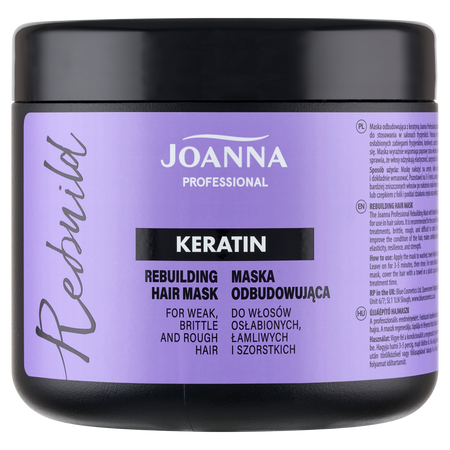 Joanna Professional Maska do włosów Keratin 500ml