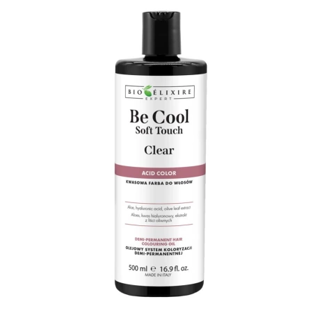 BIOELIXIRE Kwasowa farba do włosów Be Cool SOFT TOUCH - CLEAR - 500ml