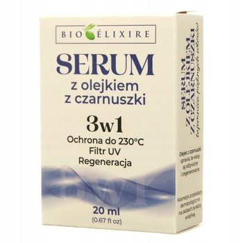Bioelixire Serum z olejkiem z czarnuszki 20 ml | Black Seed Oil Filtr UV
