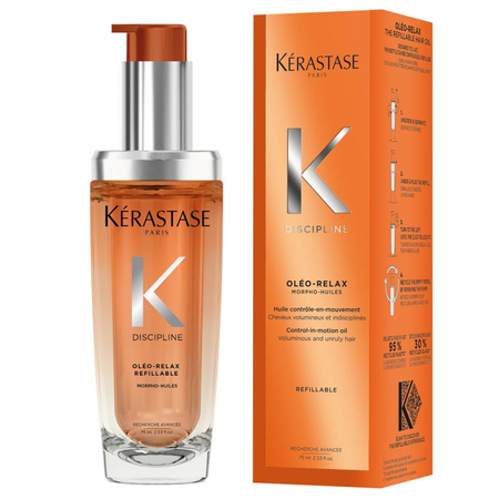  Kérastase Discipline Oléo-Relax Refillable olejek do włosów puszących się 75ml