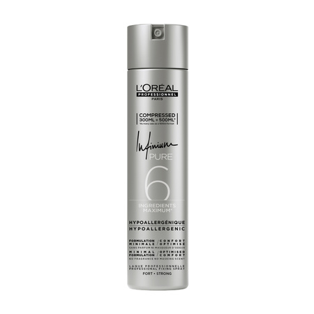 Loreal Professionnel Infinium Pure 6 Lakier utrwalający do włosów - Strong 300ml