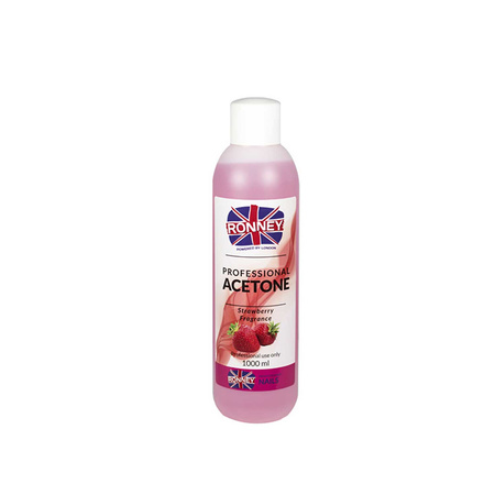 RONNEY Professional Acetone Strawberry - Aceton Truskawka 1000 ml