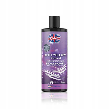 RONNEY Silver szampon do włosów blond Anti-Yellow Fioletowy Pigment 300ml