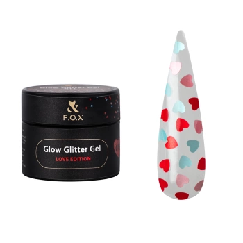 F.O.X Glow Glitter Gel Love Edition 015 5 ml