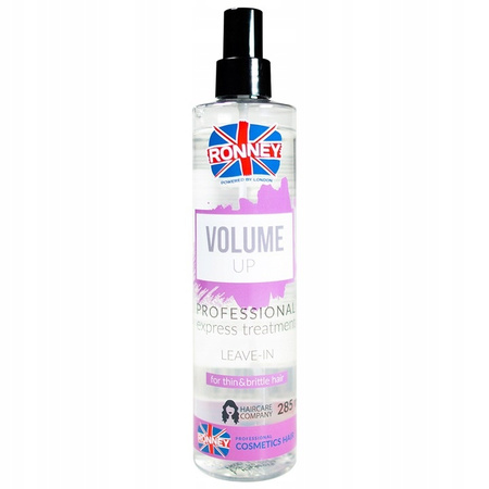 Ronney Volume Up, spray zwiększający objętość włosów cienkich słabych 285ml