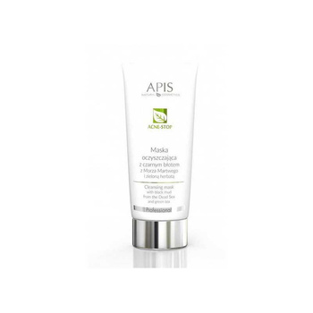 Apis Acne-Stop Maska oczyszczająca z czarnym błotem z Morza Martwego i zieloną herbatą 200ml