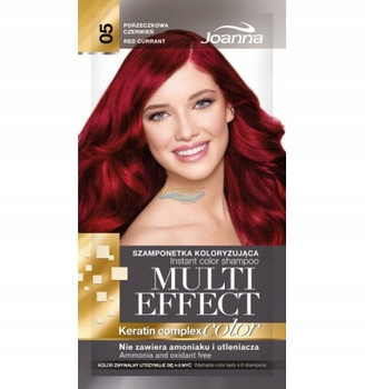 MULTI EFFECT color Szamponetka koloryzująca Porzeczkowa czerwień /05/ 2024