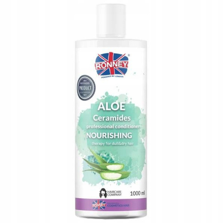 Odżywka do włosów RONNEY ALOE CERAMIDES NOURISHING 1L NAWILŻA PIELĘGNUJE