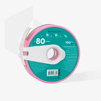 STALEKS Taśma ścierna biała papmAm EXPERT 100 grit w plastikowym pudełku