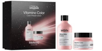 L\'Oréal Professionnel Meteora - Vitamino Color 2025 do włosów farbowanych (szampon 300ml i maska 250ml)