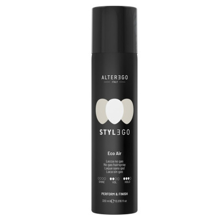 ALTER EGO Lakier MOCNY do włosów UTRWALAJĄCY bez Gazu StylEgo Eco Air 320ml