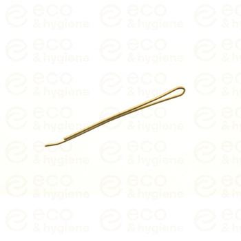 Wsuwka prosta bez kulki 4 cm złota – 100 szt.