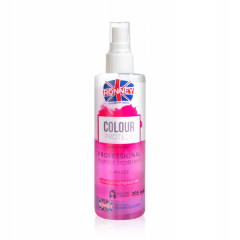 RONNEY COLOR PROTECT Dwufazowa mgiełka do pielęgnacji włosów farbowanych spray 285ml