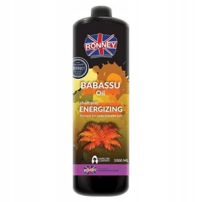 RONNEY Szampon energetyzujący - olej babassu, 1000ml