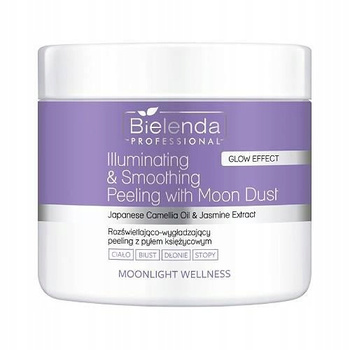 BIELENDA MOONLIGHT WELLNESS Rozświetlająco-wygładzający peeling z pyłem księżycowym 550g