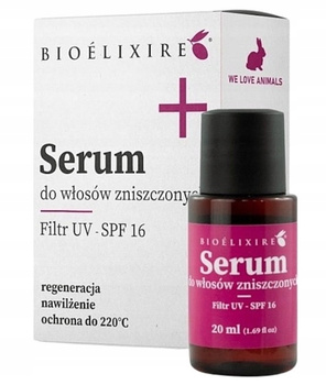 Bioelixire + Serum do zniszczonych włosów (SPF 16) 20 ml