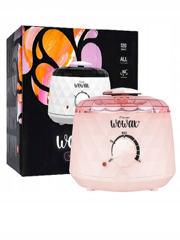 Clavier podgrzewacz do wosku 120W różowy