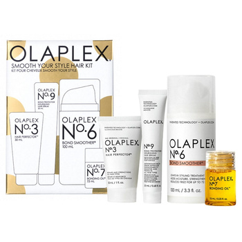 Olaplex Smooth Your Style Holiday Kit - zestaw odbudowująco-stylizujący do włosów
