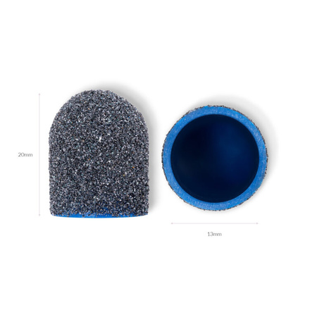 Aba Group Kapturki ścierne do pedicure PREMIUM LINE 13 mm gradacja 80 - 25 sztuk