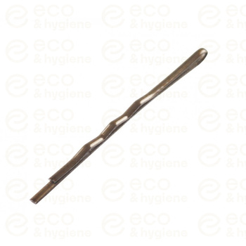 Wsuwka karbowana bez kulki 6 cm złota – 100 szt.