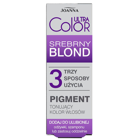 JOANNA Ultra Color Pigment tonujący srebrny blond 100 ml