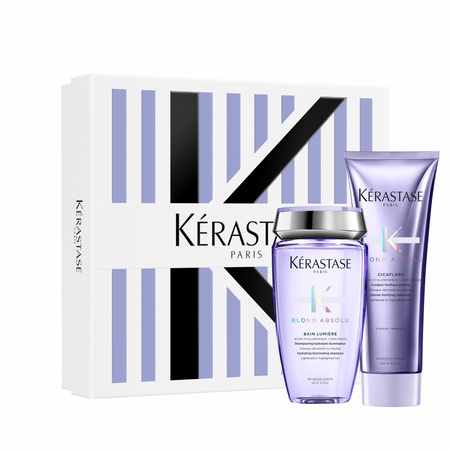Kerastase Blond Absolu - Zestaw wiosenny do włosów rozjaśnianych blond z odżywką