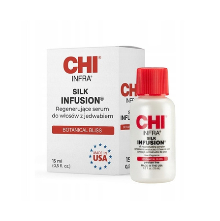 Chi infra botanical bliss serum do włosów z jedwabiem 15ml