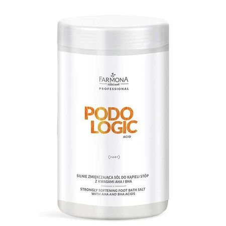 Farmona podologic Acid Silnie zmiękczająca sól do kąpieli stóp z kwasami AHA i BHA 1400g