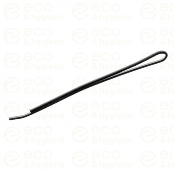 Wsuwka prosta bez kulki 4 cm czarna – 100 szt.