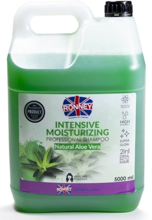 Ronney Szampon nawilżający do włosów ALOE VERA 5L