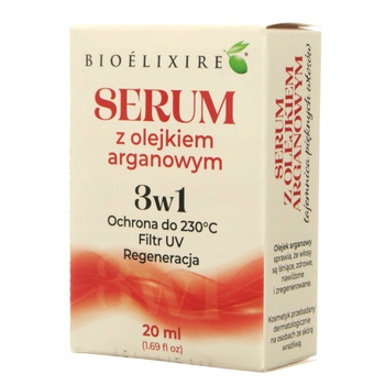 Bioelixire Serum z olejkiem arganowym 20 ml | Argan Oil Serum Filtr UV