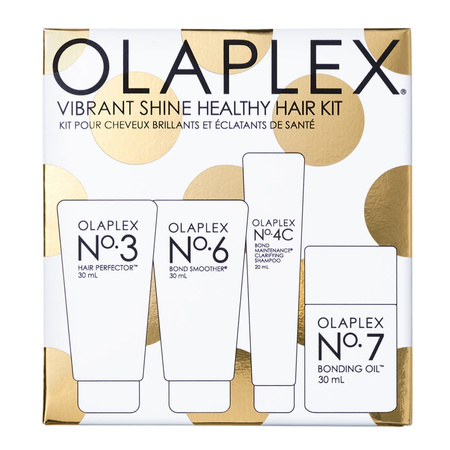 Olaplex zestaw oczyszczająco-odbudowujący do włosów - Vibrant Shine Healthy Hair Kit