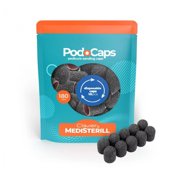 Clavier Kapturki ścierne do pedicure 10mm 180 grit – 10szt.