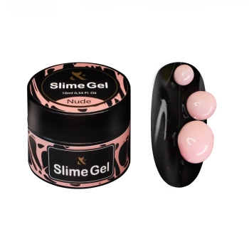FOX Żel Do Zdobień 3D Slime Gel Nude 10ml