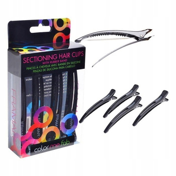 Framar Elastic Section Clips Black - Pack of 4